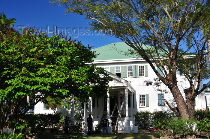 belize97: Belize City, Belize: Government House - House of Culture - combination of Caribbean Vernacular and English Urban architecture - photo by M.Torres - (c) Travel-Images.com - Stock Photography agency - Image Bank