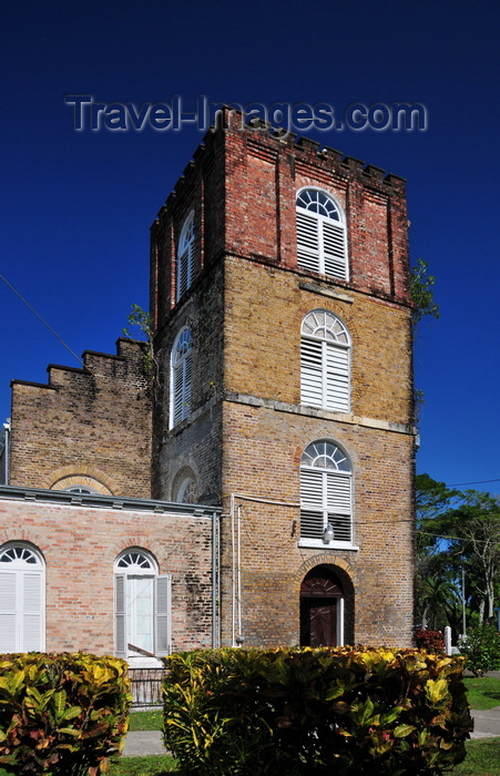 belize98: Belize City, Belize: St. John's Anglican cathedral - the oldest Anglican church in Central America - four King of the Mosquito Coast were crowned here - Albert st. - photo by M.Torres - (c) Travel-Images.com - Stock Photography agency - Image Bank