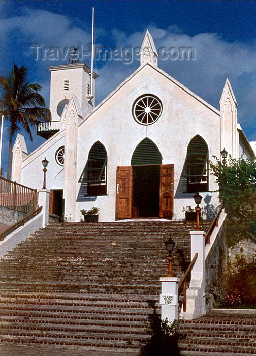 bermuda1: Bermuda - St. George: St Peter's Church, the oldest continually used Anglican church in the Western hemisphere - Historic Town of St George - Unesco world heritage site - photo by G.Frysinger - (c) Travel-Images.com - Stock Photography agency - Image Bank