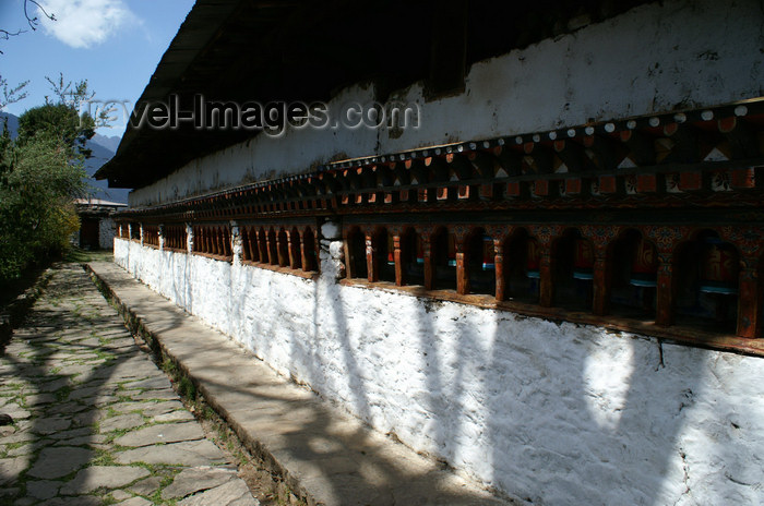bhutan104: Bhutan - Paro dzongkhag - Prayer wheels in Kyichu Lhakhang - photo by A.Ferrari - (c) Travel-Images.com - Stock Photography agency - Image Bank