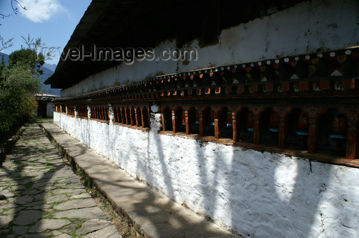 bhutan104: Bhutan - Paro dzongkhag - Prayer wheels in Kyichu Lhakhang - photo by A.Ferrari - (c) Travel-Images.com - Stock Photography agency - Image Bank