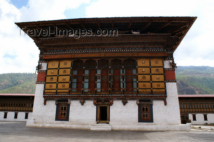 bhutan203: Bhutan - Thimphu - inside the Trashi Chhoe Dzong - photo by A.Ferrari - (c) Travel-Images.com - Stock Photography agency - Image Bank