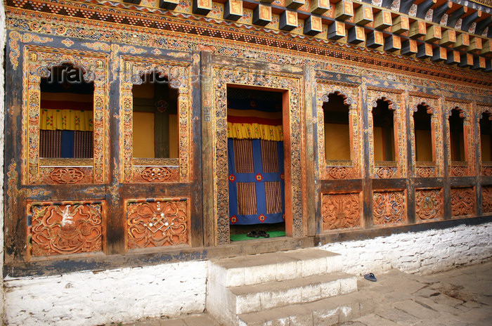 bhutan215: Bhutan - entrance to an altar room, inside Tango Goemba - photo by A.Ferrari - (c) Travel-Images.com - Stock Photography agency - Image Bank
