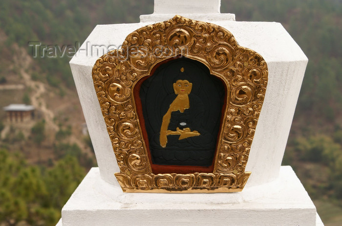 bhutan288: Bhutan - Buddhist figure, in Khansum Yuelley Namgyal Chorten - photo by A.Ferrari - (c) Travel-Images.com - Stock Photography agency - Image Bank