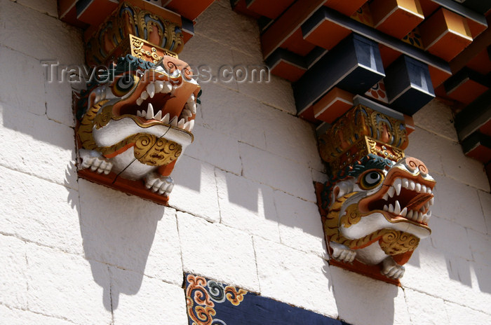 bhutan336: Bhutan - Zangto Pelri Lhakhang - wood carvings - photo by A.Ferrari - (c) Travel-Images.com - Stock Photography agency - Image Bank