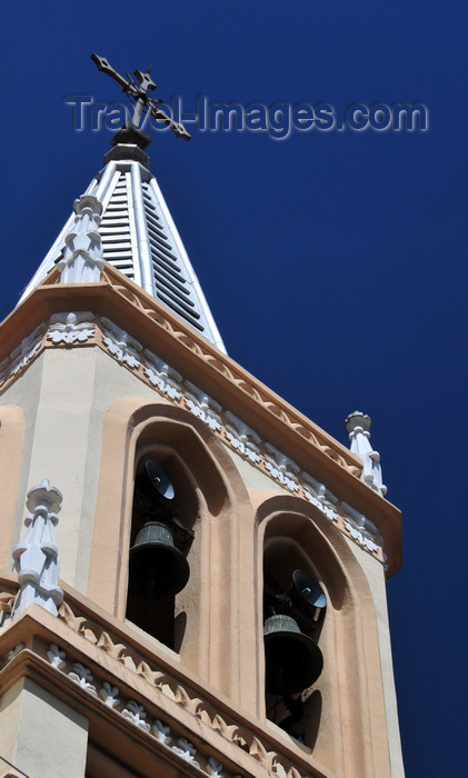 bolivia108: La Paz, Bolivia: church spire in Miraflores, Calle Guerrilleros Lanza corner Calle Panamá - Capilla de las Madres Concepcionistas - photo by M.Torres - (c) Travel-Images.com - Stock Photography agency - Image Bank