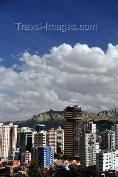 bolivia110: La Paz, Bolivia: tall buildings in the Sopocachi area - Americas tower - photo by M.Torres - (c) Travel-Images.com - Stock Photography agency - Image Bank