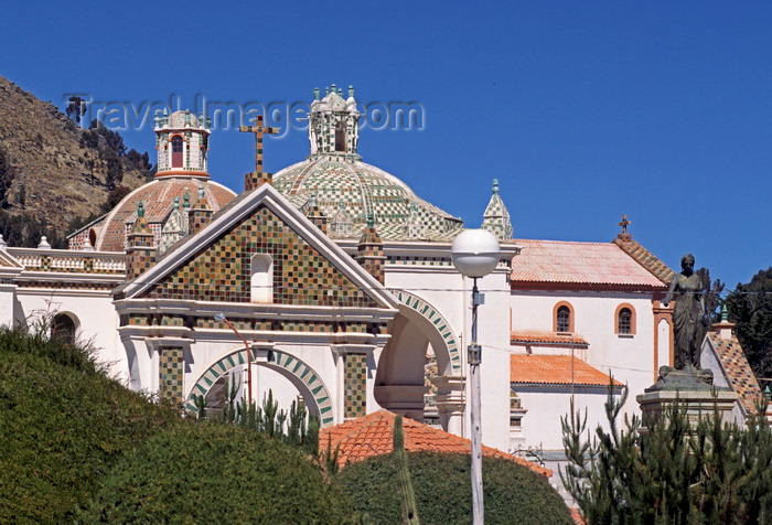 bolivia154: Copacabana, Manco Kapac Province, La Paz Department, Bolivia: Basilica of Our Lady of Copacabana - Spanish colonial shrine - Mudéjar style - photo by C.Lovell - (c) Travel-Images.com - Stock Photography agency - Image Bank