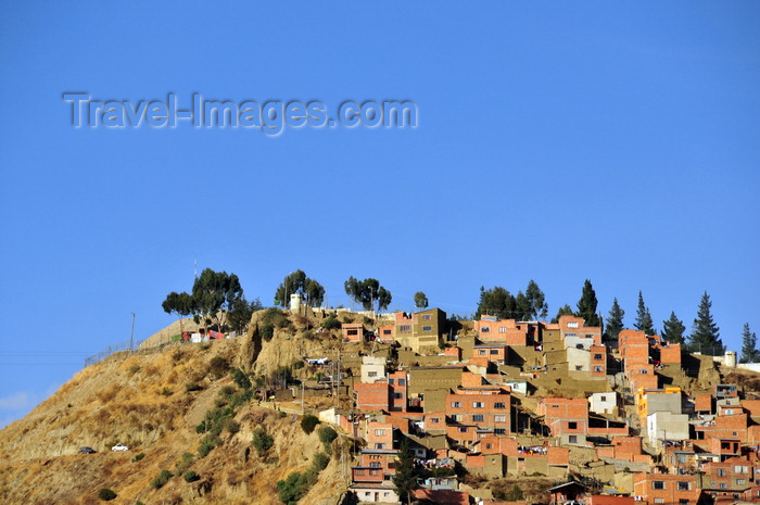 bolivia9: El Alto, La Paz department, Bolivia: hill top dwellings - makeshift barrio of cuboid houses - photo by M.Torres - (c) Travel-Images.com - Stock Photography agency - Image Bank