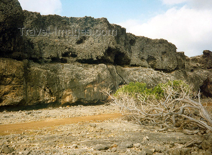 bonaire2: Bonaire/ BON: Washington Slagbaai National Park, North end of the island - rock formations - photo by G.Frysinger - (c) Travel-Images.com - Stock Photography agency - Image Bank