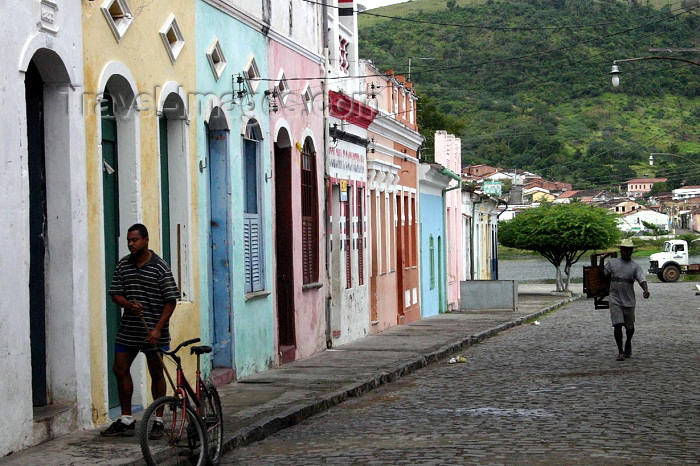 brazil167: Brazil / Brasil - Cachoeira (Bahia): colonial street / uma rua colonial - photo by N.Cabana - (c) Travel-Images.com - Stock Photography agency - Image Bank
