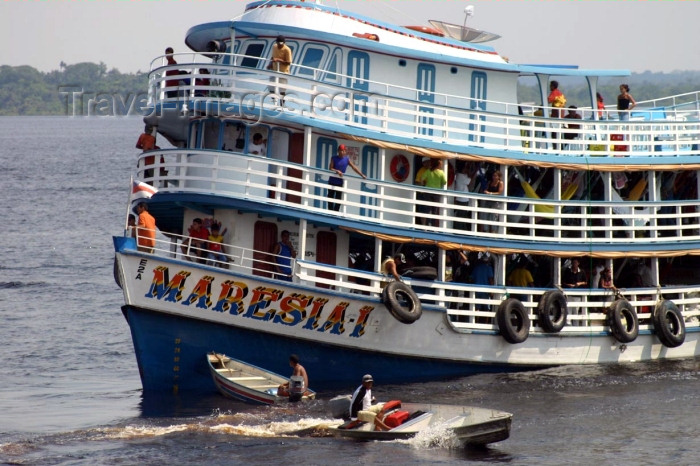 brazil177: Brazil / Brasil - Manaus: ferry on the Amazonas - the Maresia - Barcos Regionais (photo by N.Cabana) - (c) Travel-Images.com - Stock Photography agency - Image Bank