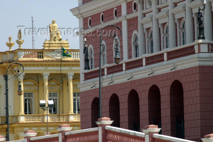 brazil183: Brazil / Brasil - Manaus / MAO (Amazonas): the Opera and the court / Palácio da Justiça (photo by N.Cabana) - (c) Travel-Images.com - Stock Photography agency - Image Bank