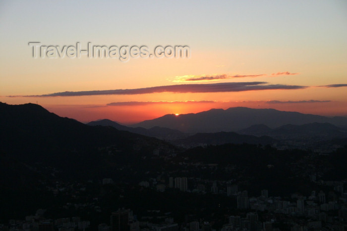 brazil190: Brazil / Brasil - Rio de Janeiro: sunset - por do sol - photo by N.Cabana - (c) Travel-Images.com - Stock Photography agency - Image Bank