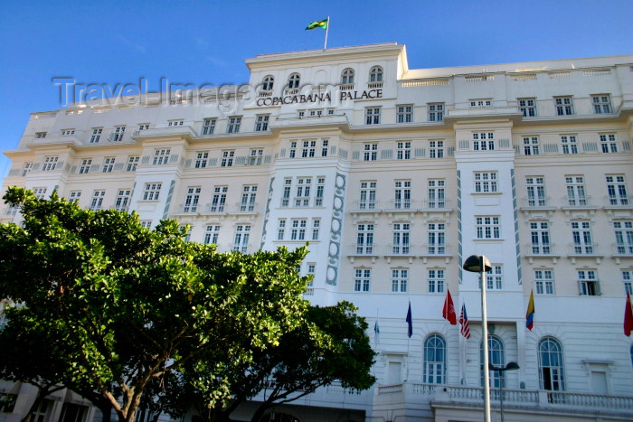 brazil199: Brazil / Brasil - Rio de Janeiro: Copacabana Palace hotel - 5 star luxury on Avenida Atlântica - photo by N.Cabana - (c) Travel-Images.com - Stock Photography agency - Image Bank