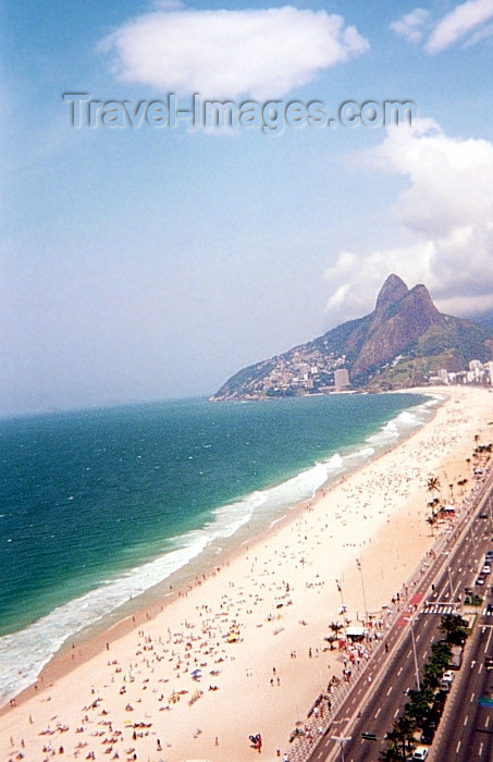 brazil2: Brazil / Brasil - Rio de Janeiro : Ipanema beach / a praia de Ipanema - Avenida Vieira Souto - photo by M.Torres - (c) Travel-Images.com - Stock Photography agency - Image Bank