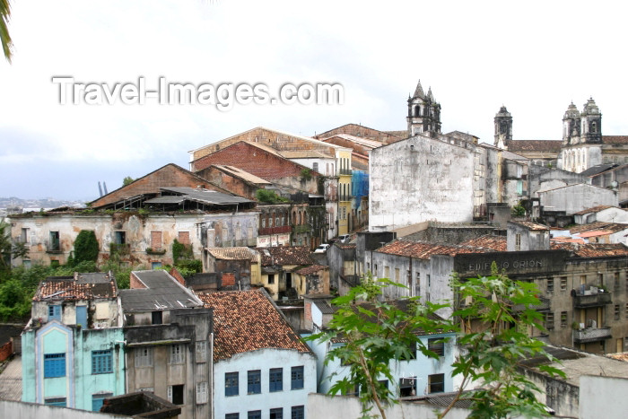 brazil200: Brazil / Brasil - Salvador (Bahia): skyline - Cidade Alta - photo by N.Cabana - (c) Travel-Images.com - Stock Photography agency - Image Bank