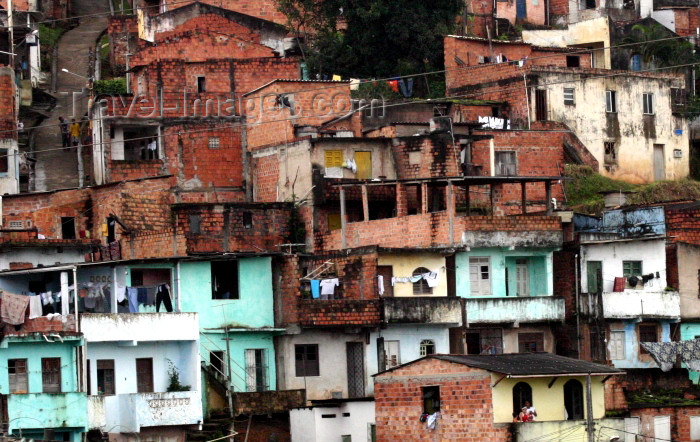brazil201: Brazil / Brasil - Salvador (Bahia): favela - photo by N.Cabana - (c) Travel-Images.com - Stock Photography agency - Image Bank