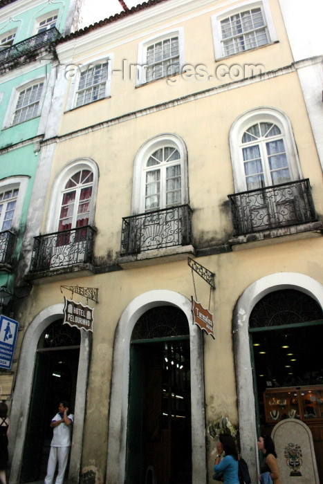 brazil204: Brazil / Brasil - Salvador (Bahia): Hotel Pelourinho - Rua das Portas do Carmo - photo by N.Cabana - (c) Travel-Images.com - Stock Photography agency - Image Bank