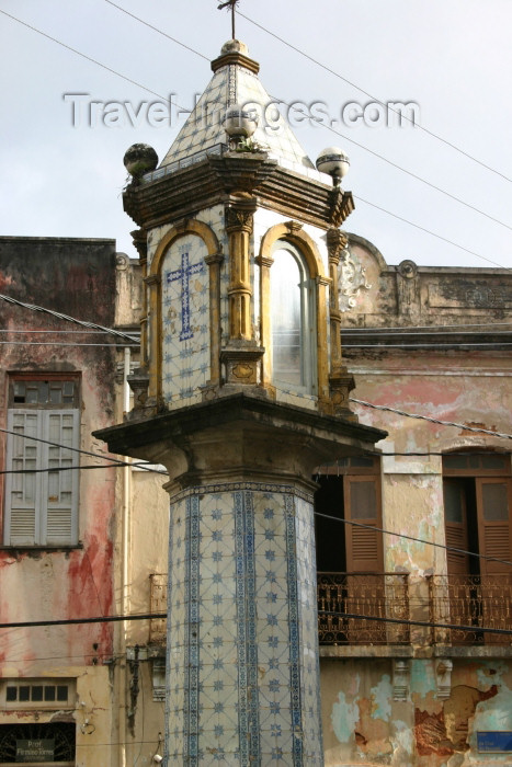 brazil207: Brazil / Brasil - Salvador (Bahia): tiled pillory - old town / pelourinho com azulejos - photo by N.Cabana - (c) Travel-Images.com - Stock Photography agency - Image Bank