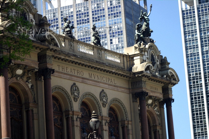 brazil211: Brazil / Brasil - São Paulo: Municipal treatre / teatro Municipal (photo by N.Cabana) - (c) Travel-Images.com - Stock Photography agency - Image Bank