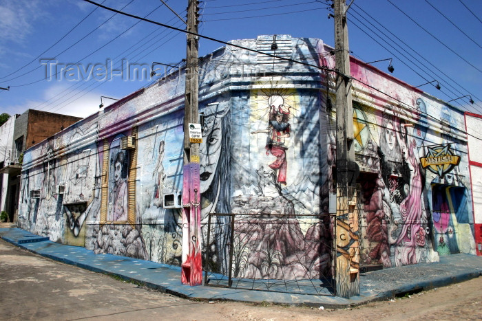 brazil215: Brazil / Brasil - Fortaleza (Ceará): bars district during the day - photo by N.Cabana - (c) Travel-Images.com - Stock Photography agency - Image Bank