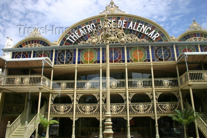 brazil216: Brazil / Brasil - Fortaleza (Ceará): José de Alencar theatre / Teatro José de Alencar - art deco in cast iron from Scotland - ferro fundido - photo by N.Cabana - (c) Travel-Images.com - Stock Photography agency - Image Bank