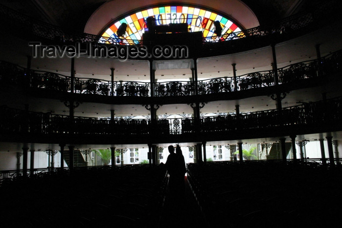 brazil217: Brazil / Brasil - Fortaleza (Ceará): José de Alencar theatre / Teatro José de Alencar - interior - against the light - photo by N.Cabana - (c) Travel-Images.com - Stock Photography agency - Image Bank