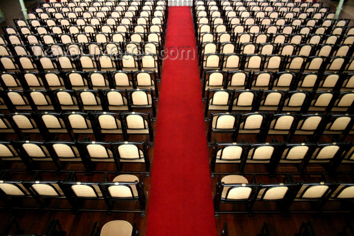 brazil219: Brazil / Brasil - Fortaleza (Ceará): José de Alencar theatre - seating area - projeto arquitetônico básico do tenente Bernardo José de Melo - photo by N.Cabana - (c) Travel-Images.com - Stock Photography agency - Image Bank