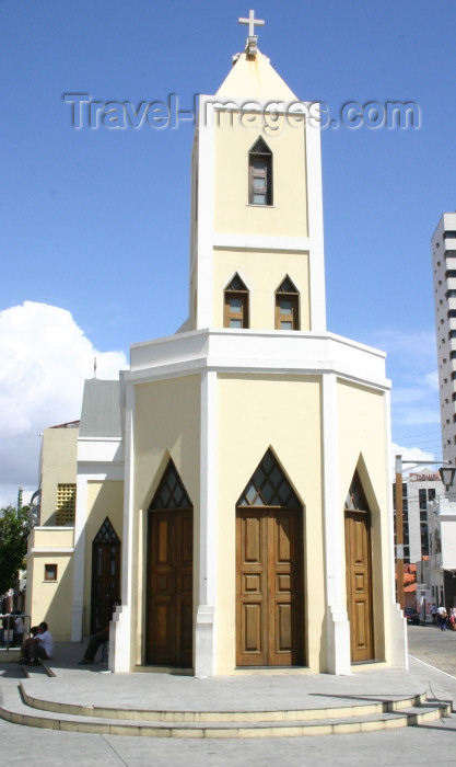 brazil224: Brazil / Brasil - Fortaleza (Ceará): small church / igreja - photo by N.Cabana - (c) Travel-Images.com - Stock Photography agency - Image Bank
