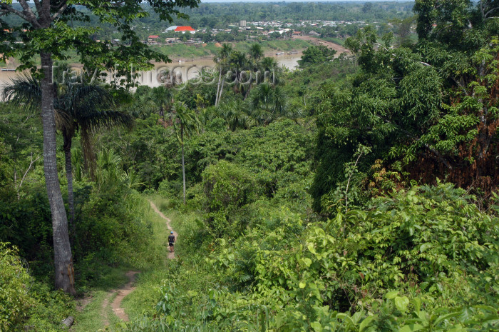 brazil236: Brazil / Brasil - Amazonas - Boca do Acre - Kamicuã village: path to the river / vereda até ao rio (photo by M.Alves) - (c) Travel-Images.com - Stock Photography agency - Image Bank