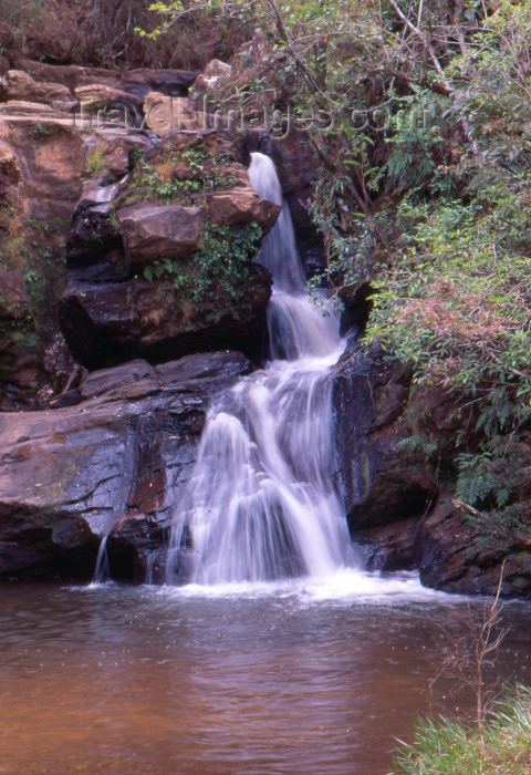 brazil385: Brazil / Brasil - São Thomé das Letras (MG): Eubiose falls / Cachoeira da Eubiose - photo by L.Moraes - (c) Travel-Images.com - Stock Photography agency - Image Bank