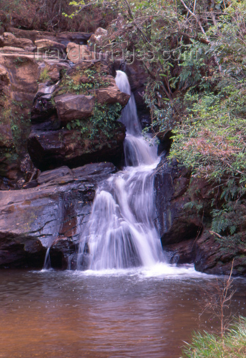 brazil385: Brazil / Brasil - São Thomé das Letras (MG): Eubiose falls / Cachoeira da Eubiose - photo by L.Moraes - (c) Travel-Images.com - Stock Photography agency - Image Bank