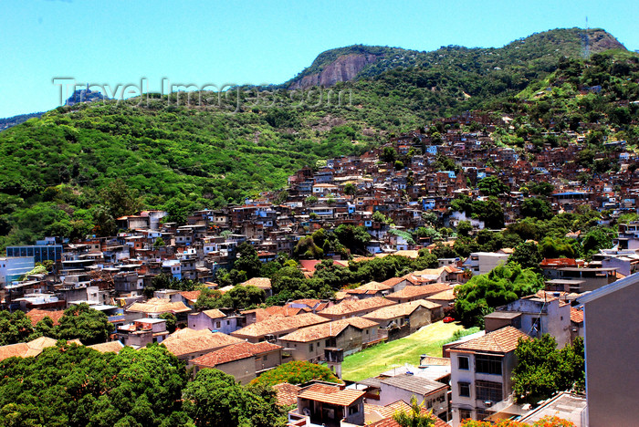 brazil414: Rio de Janeiro, Brazil: Turano favela and surrounding hills | Favela do Turano e as montanhas - photo by L.Moraes - (c) Travel-Images.com - Stock Photography agency - Image Bank