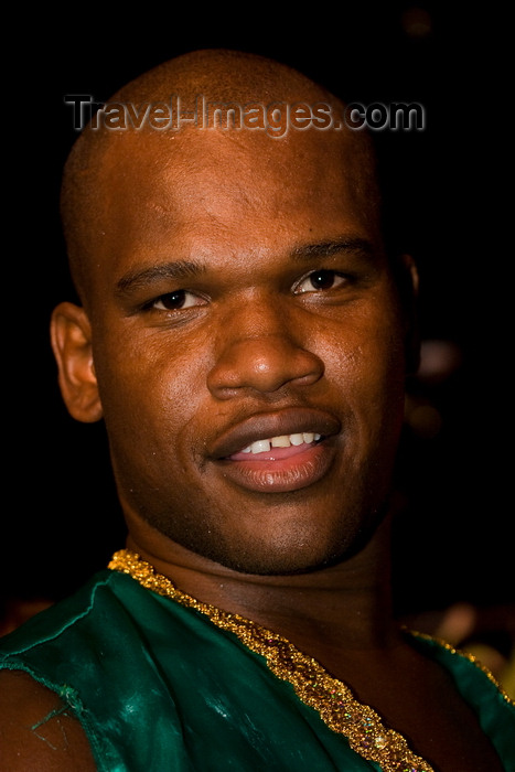 brazil445: Rio de Janeiro, RJ, Brasil / Brazil: male member of the bateria - Mocidade Independente de Padre Miguel samba school / escola de samba - carnaval - photo by D.Smith - (c) Travel-Images.com - Stock Photography agency - Image Bank