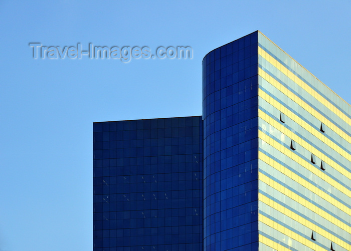 brazil466: São Paulo, Brazil: office tower - Conde de Sazerdas building, government office space, mainly used by the São Paulo court of Justice - a skyscraper designed by architect Ruy Ohtake - photo by M.Torres - (c) Travel-Images.com - Stock Photography agency - Image Bank