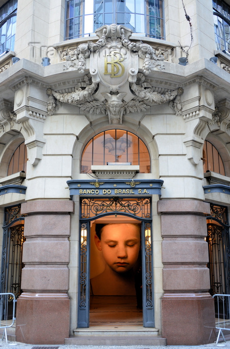 brazil470: São Paulo, Brazil: entrance to the Banco do Brasil cultural center - architect Hippolyto Gustavo Pujol - corner of Rua da Quitanda and Rua Álvares Penteado - photo by M.Torres - (c) Travel-Images.com - Stock Photography agency - Image Bank