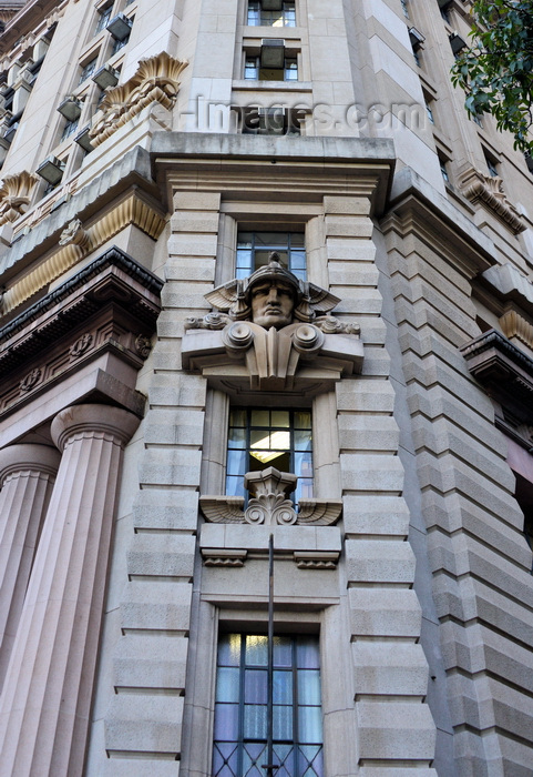 brazil473: São Paulo, Brazil: old court building - Art Déco style - Doric portico and Marcury head - First Court of Civil Jurisdiction / Primeiro Tribunal da Alçada Civil - architect Felisberto Ranzini, of the Ramos de Azevedo bureau - opened in 1937 as the Stock Exchange headquarters; later it housed the State Agriculture Bureau - Pátio do Colégio square - photo by M.Torres - (c) Travel-Images.com - Stock Photography agency - Image Bank