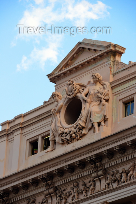 brazil477: São Paulo, Brazil: ocolus - facade detail of the State Secretariat of Justice, former Secretariat of Agriculture - aka Ernesto Leme palace, on Pátio do Colégio - engineer and architect Francisco de Paula Ramos de Azevedo - photo by M.Torres - (c) Travel-Images.com - Stock Photography agency - Image Bank