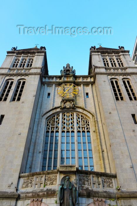 brazil490: São Paulo, Brazil: facade of the Monastery of St. Benedict / Mosteiro de São Bento - Benedictine institution  established in 1598 - Romanesque Revival architecture, architect Richard Berndl - photo by M.Torres - (c) Travel-Images.com - Stock Photography agency - Image Bank