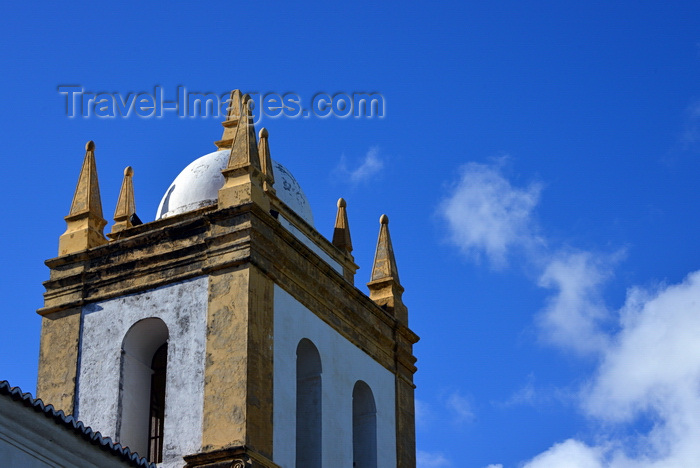 brazil501: Olinda, Pernambuco, Brazil: bell tower of Our Lady of Mount Carmel church - the oldest carmelite church in the Americas - Historic Centre of the Town of Olinda, UNESCO World Heritage site - Igreja Santo Antônio do Carmo - photo by M.Torres - (c) Travel-Images.com - Stock Photography agency - Image Bank