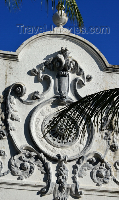 brazil503: Olinda, Pernambuco, Brazil: detail of a gable decoration element on Travessa de São Francisco - photo by M.Torres - (c) Travel-Images.com - Stock Photography agency - Image Bank