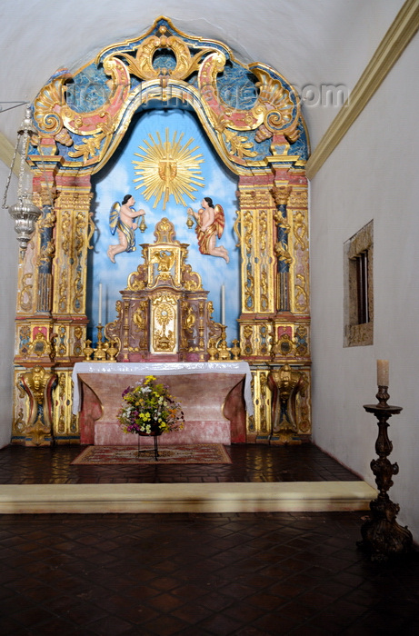 brazil513: Olinda, Pernambuco, Brazil: the Cathedral See, dedicated to Jesus Christ as Savior of the World - Side Altar, Chapel of São Salvador do Sacramento, with its Baroque decoration - Catedral Sé de Olinda - Historic Centre of the Town of Olinda, UNESCO World Heritage Site - photo by M.Torres - (c) Travel-Images.com - Stock Photography agency - Image Bank