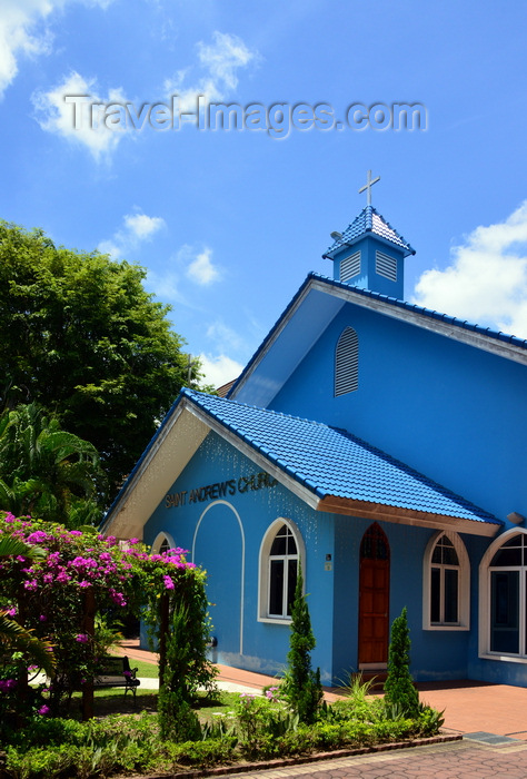 brunei34: Bandar Seri Begawan, Brunei Darussalam: St. Andrew's Anglican church - Jalan Kumbang Pasang - photo by M.Torres - (c) Travel-Images.com - Stock Photography agency - Image Bank