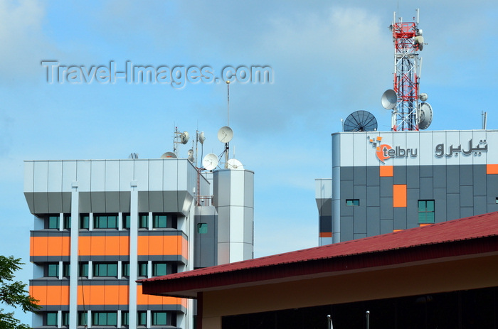 brunei53: Bandar Seri Begawan, Brunei Darussalam: Telephone House, the HQ of Telbru, local telecom company - photo by M.Torres - (c) Travel-Images.com - Stock Photography agency - Image Bank