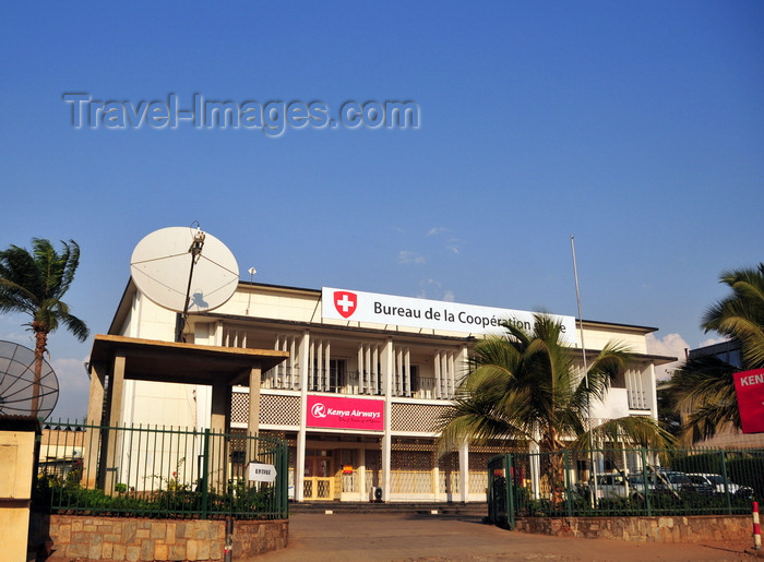 burundi24: Bujumbura, Burundi: Swiss Cooperation and Kenyan Airways - Boulevard de la Liberté - photo by M.Torres - (c) Travel-Images.com - Stock Photography agency - Image Bank