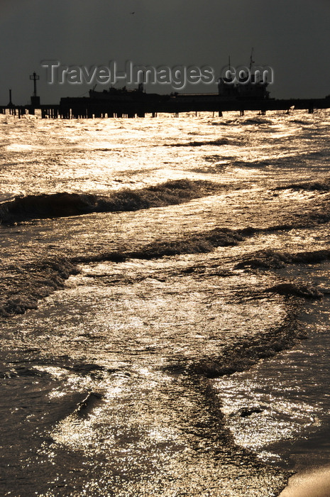 burundi37: Bujumbura, Burundi: Lake Tanganyika - beach and harbour pier at sunset - photo by M.Torres - (c) Travel-Images.com - Stock Photography agency - Image Bank