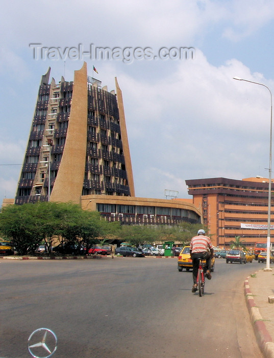 cameroon27: Yaoundé, Cameroon: Telecoms ministry - Ministère des postes et télécommunications - photo by B.Cloutier - (c) Travel-Images.com - Stock Photography agency - Image Bank