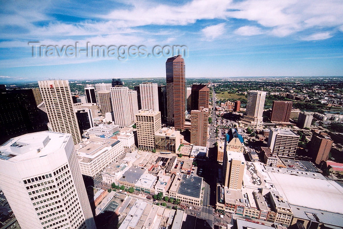 canada174: Canada / Kanada - Calgary (Alberta): skyline - view from Calgary tower (photo by M.Torres) - (c) Travel-Images.com - Stock Photography agency - Image Bank