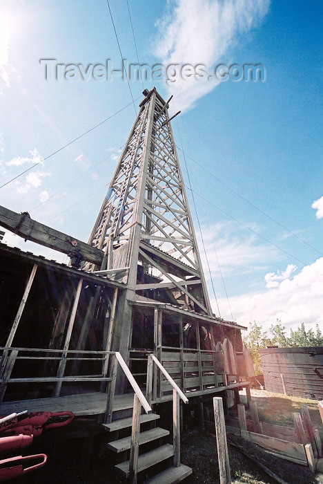 canada182: Canada / Kanada - Calgary, Alberta: Heritage Park - oil derrick - photo by M.Torres - (c) Travel-Images.com - Stock Photography agency - Image Bank